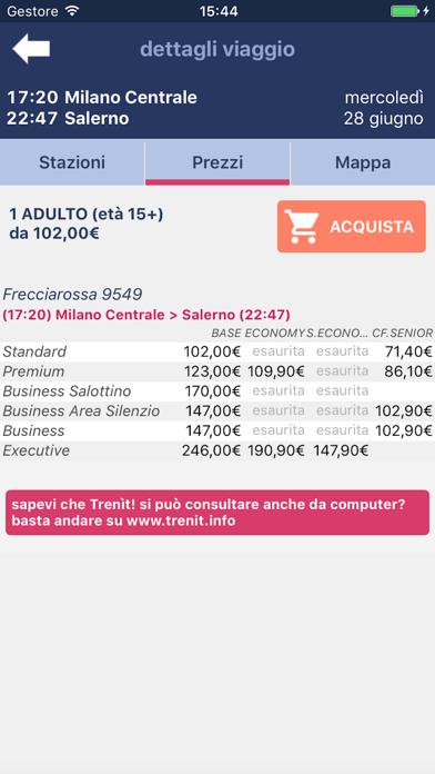 Screenshot of Trenìt! orari treni e ritardi4