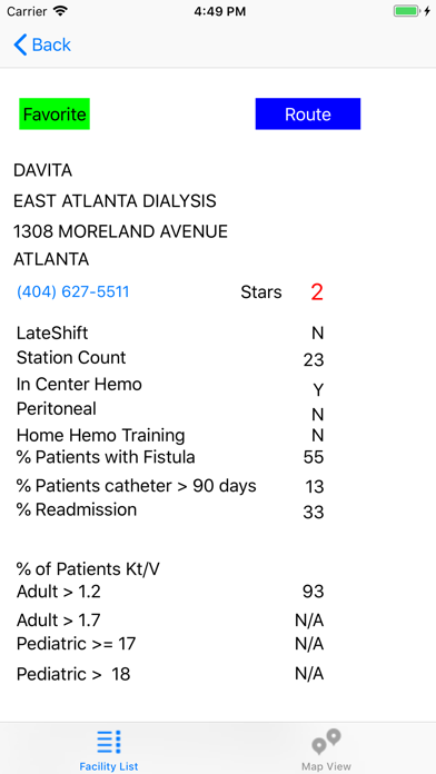 Dialysis Facility Finder screenshot 4