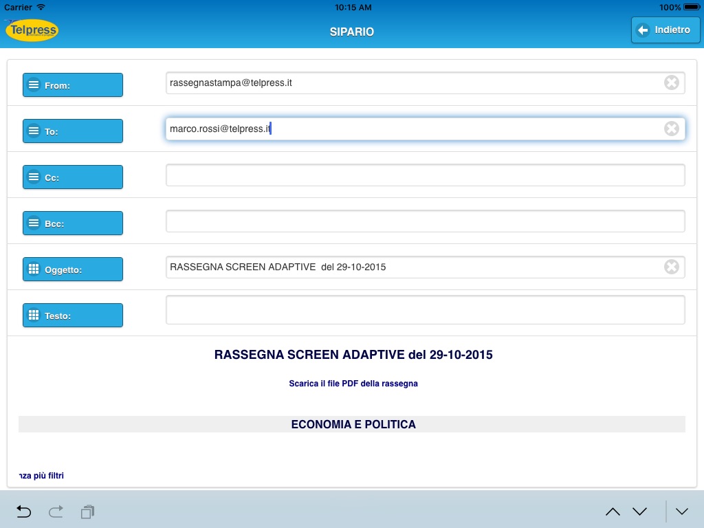 Sipario Mobile screenshot 3