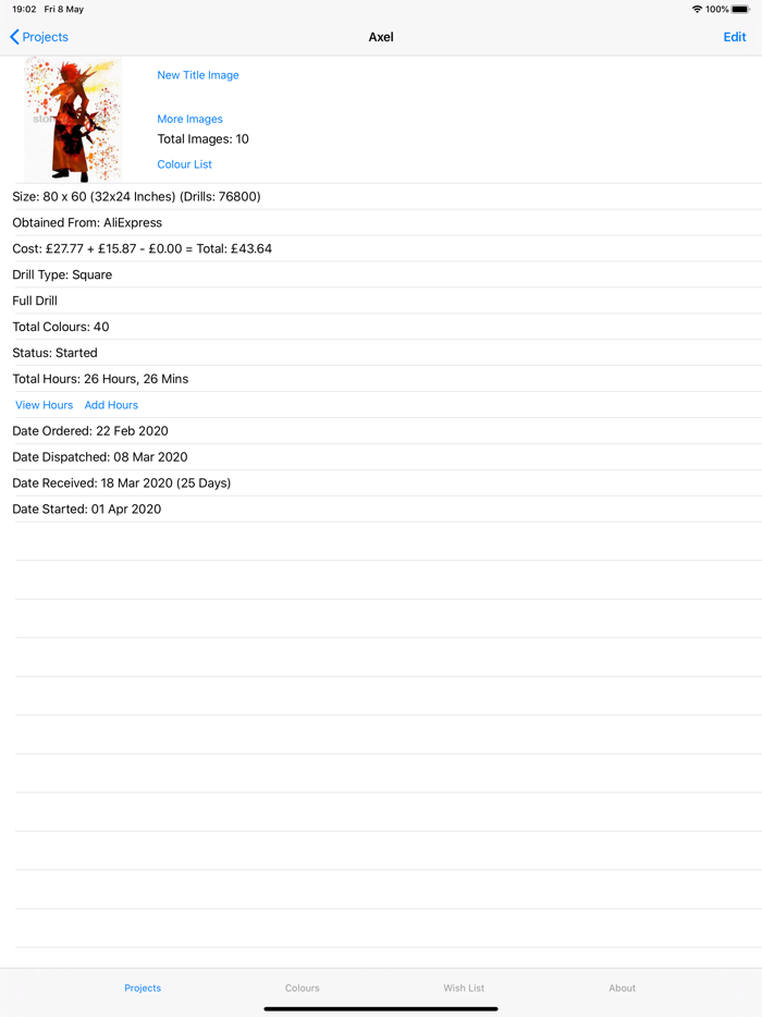 Diamond Painting Logbook