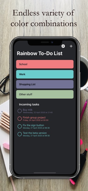 Rainbow TO-DO List & Reminders(圖2)-速報App