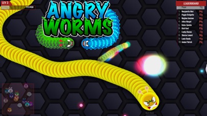Angry Worms.io screenshot 4
