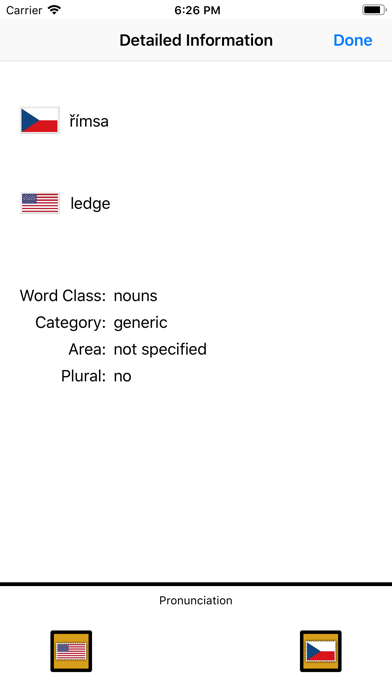 Dictionary English/Czech screenshot 4