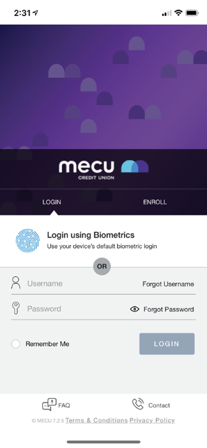 MECU Cards App