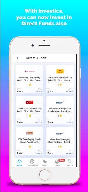 Investica Mutual Fund App(圖6)-速報App