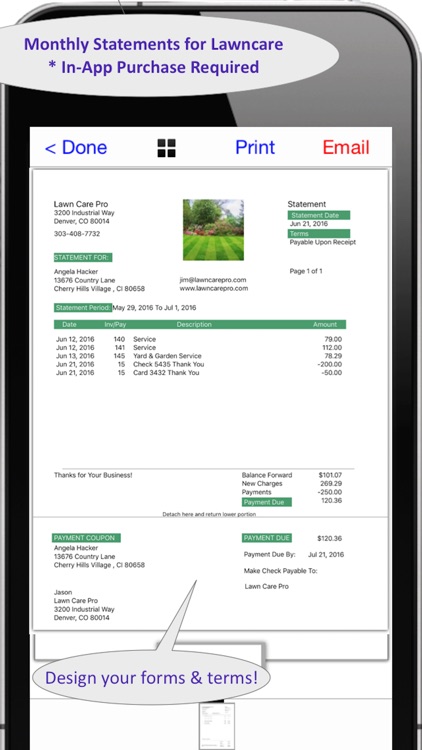 Lawn Care Pro Invoicing & More