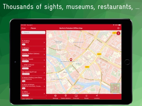 Berlin & Potsdam Offline Map screenshot 3