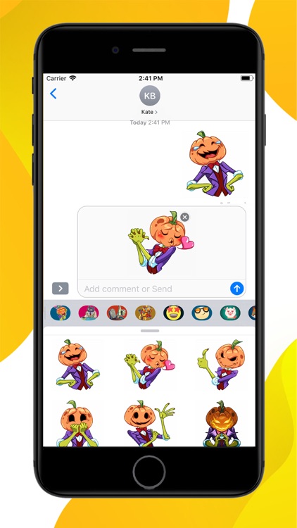 Pumpkin Halloween Stickers