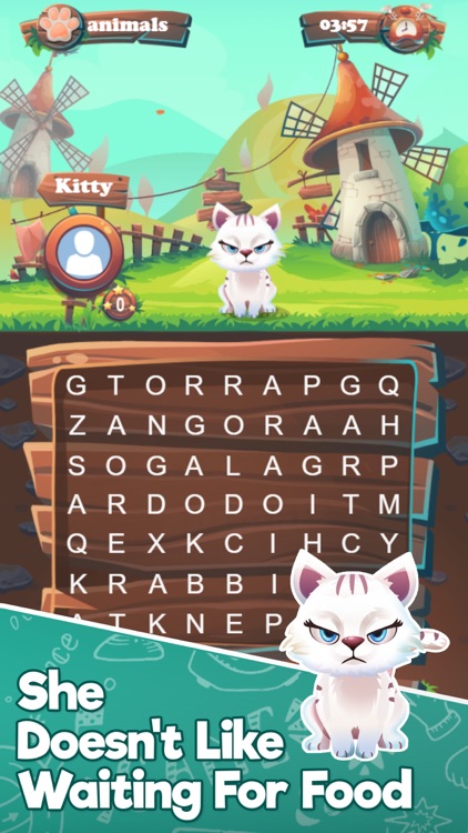 Feed The Cat - Word Search screenshot-3