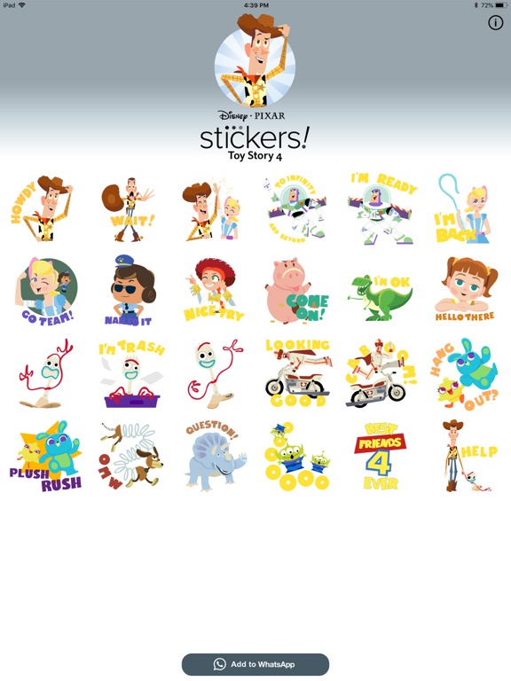 Pixar Stickers: Toy Story 4 screenshot 9