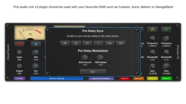 Visual Reverb AUv3 Plugin screenshot-4