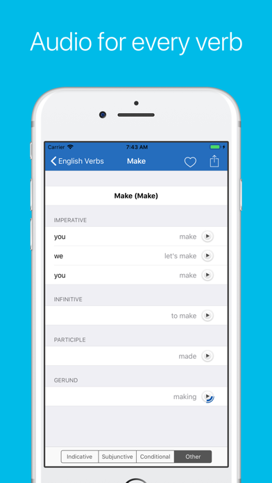 How to cancel & delete English Verb Conjugator from iphone & ipad 1