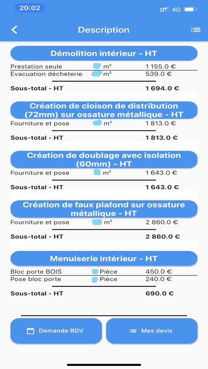 Estimation Travaux screenshot-6