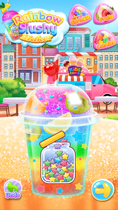 Rainbow Frozen Slushy Truck screenshot 2