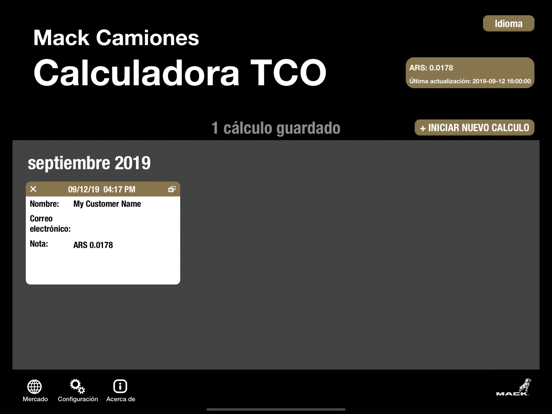 Mack TCO Latin America screenshot 3