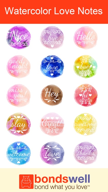 Watercolor Love Notes