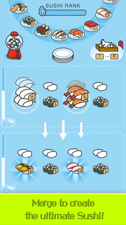 Merge Sushi - Best Idle Game screenshot-3