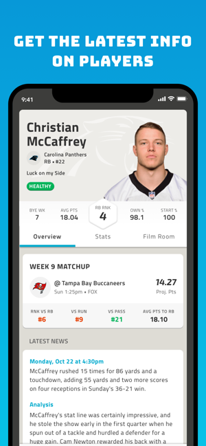 Nfl Fantasy Football On The App Store