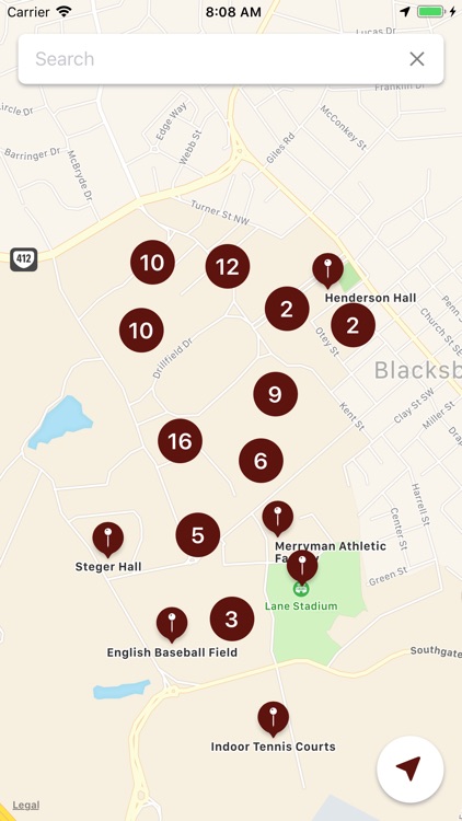 VT Campus Maps