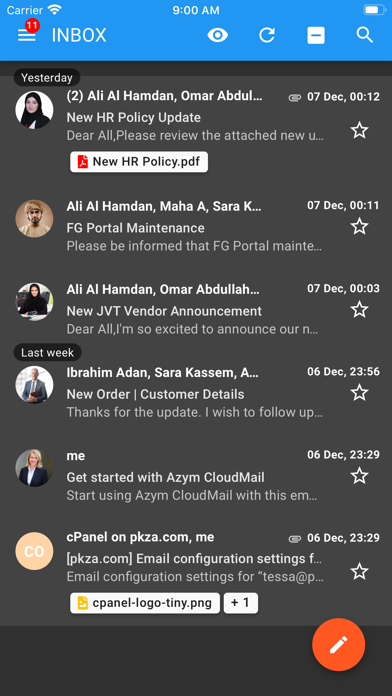 Azym CloudMail screenshot 4