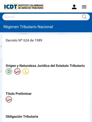 Catturare 4 Régimen Tributario de Colombia iphone