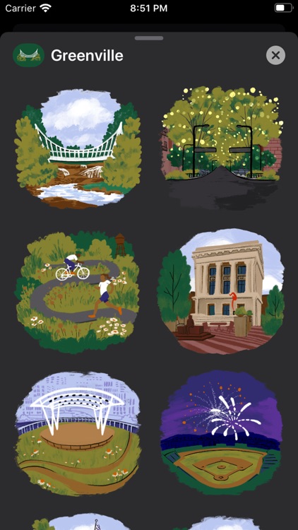 Greenville Stickers