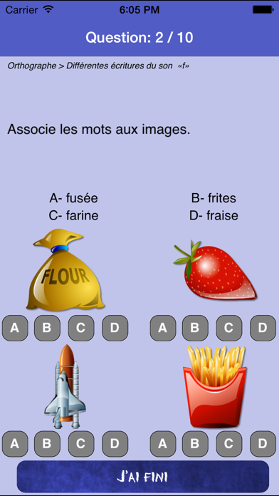 Screenshot #2 pour uneStar Francais CP
