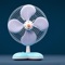 Relaxing fan noises helps you to fall asleep quickly and sleep better