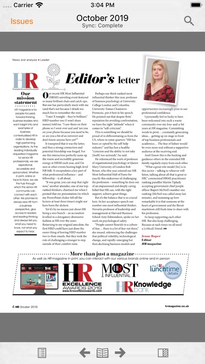 HR Magazine digital edition