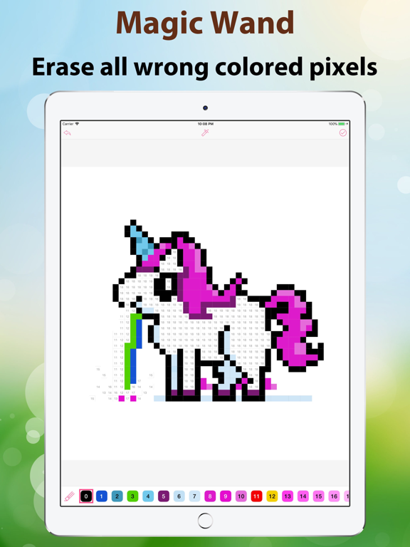 Pixel4u: Unicorn Coloring Game screenshot 3