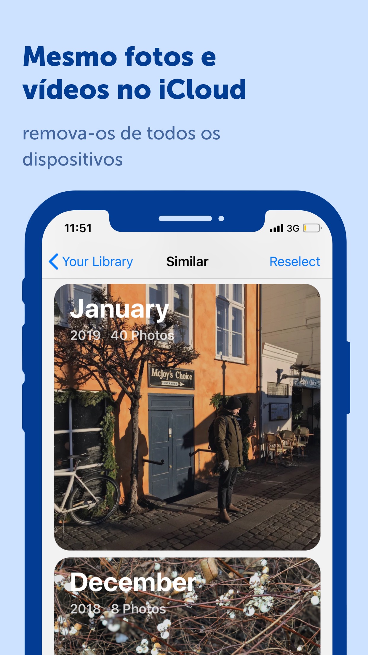 Screenshot do app Gemini Photos