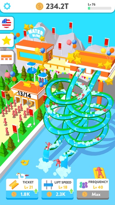 Idle Water Slide screenshot 4