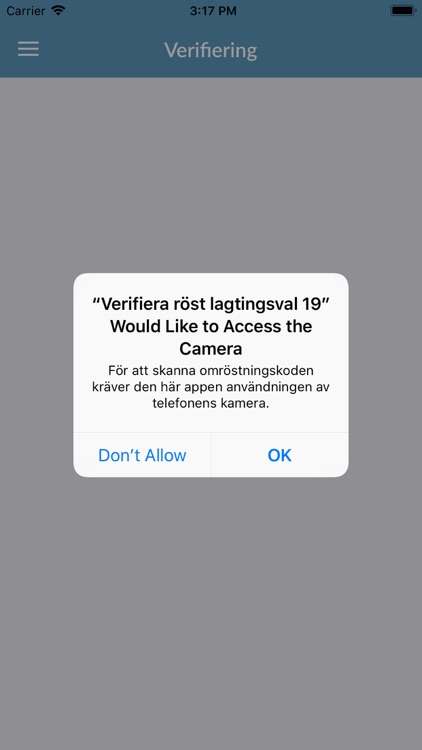 Verifiera röst lagtingsval 19