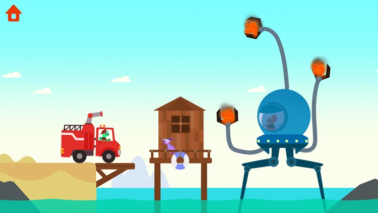 Dinosaur Fire Truck: Kids Game screenshot-3
