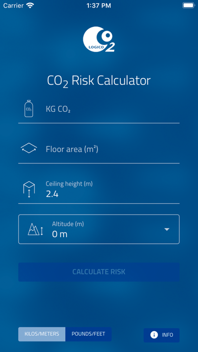 How to cancel & delete CO2 Risk Calculator from iphone & ipad 1