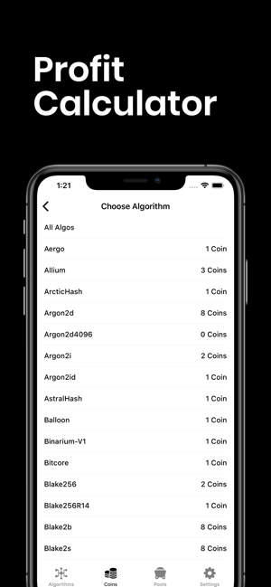 WhereToMine Mining Calculator