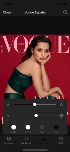 Captura 4 Revista Vogue España iphone