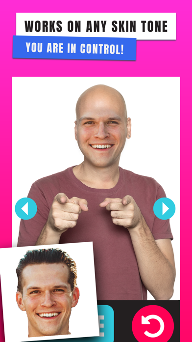 Bald Me Booth: Hair Remove AppScreenshot of 3