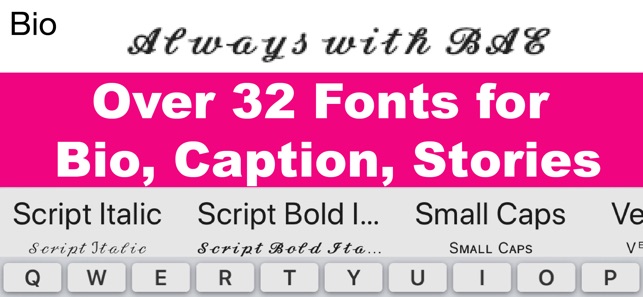 Bio Font-For Caption & Stories(圖1)-速報App