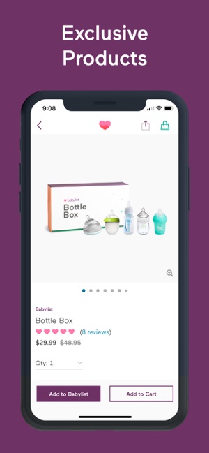 babylist sample bottle box