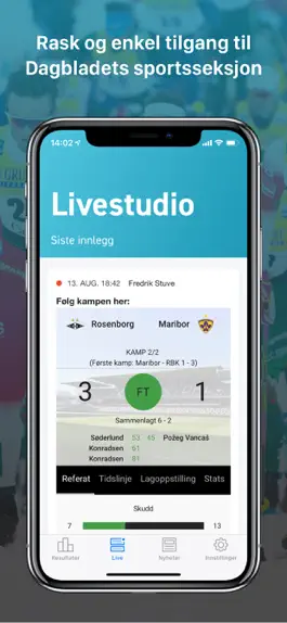 Game screenshot Dagbladet Sport apk