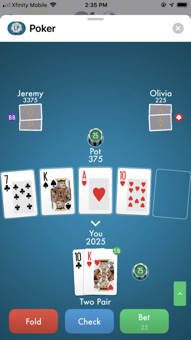 screenshot of Poker - Live with Friends 1