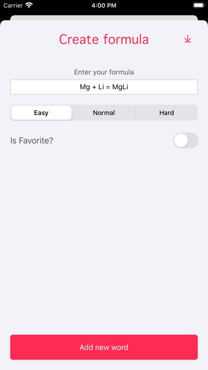 SupplementTheChemicalFormula