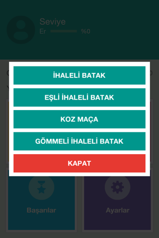 Batak - Tekli, Eşli, Koz Maça screenshot 3