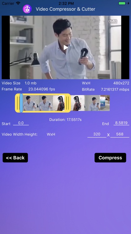 Video Compressor with Cutter screenshot-1