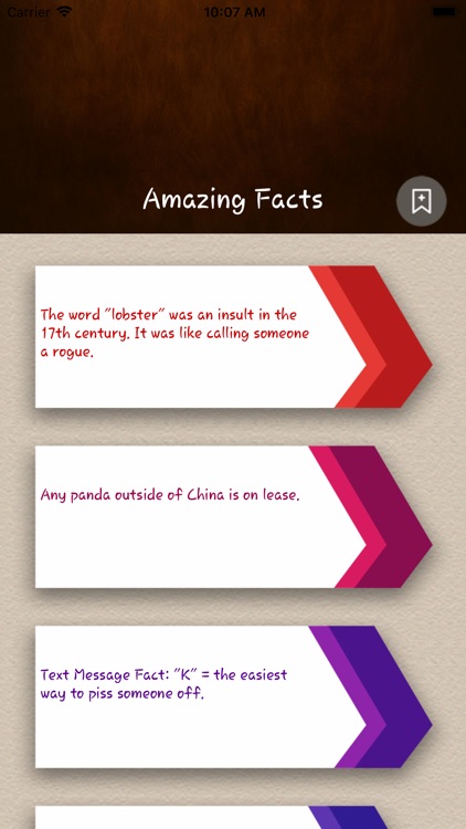 Amazing Facts collection app