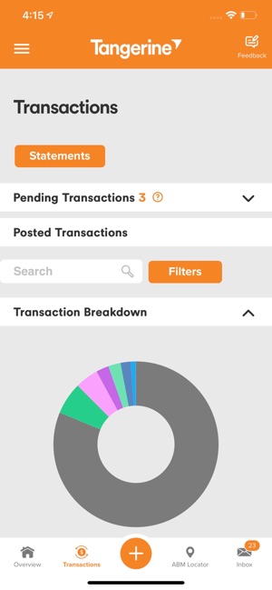 Tangerine Mobile Banking