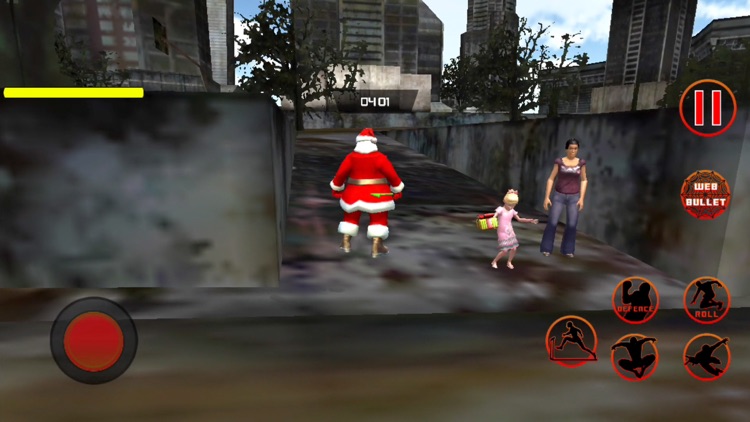 Crime City Santa Rope Hero screenshot-4