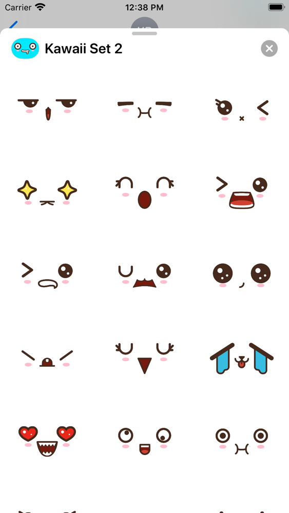 Cute Emoji Faces: Anime, Manga App for iPhone - Free Download Cute
