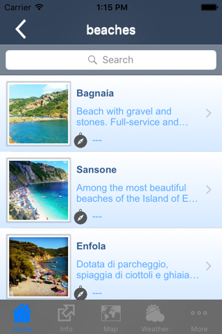 Isola d'Elba App screenshot 2